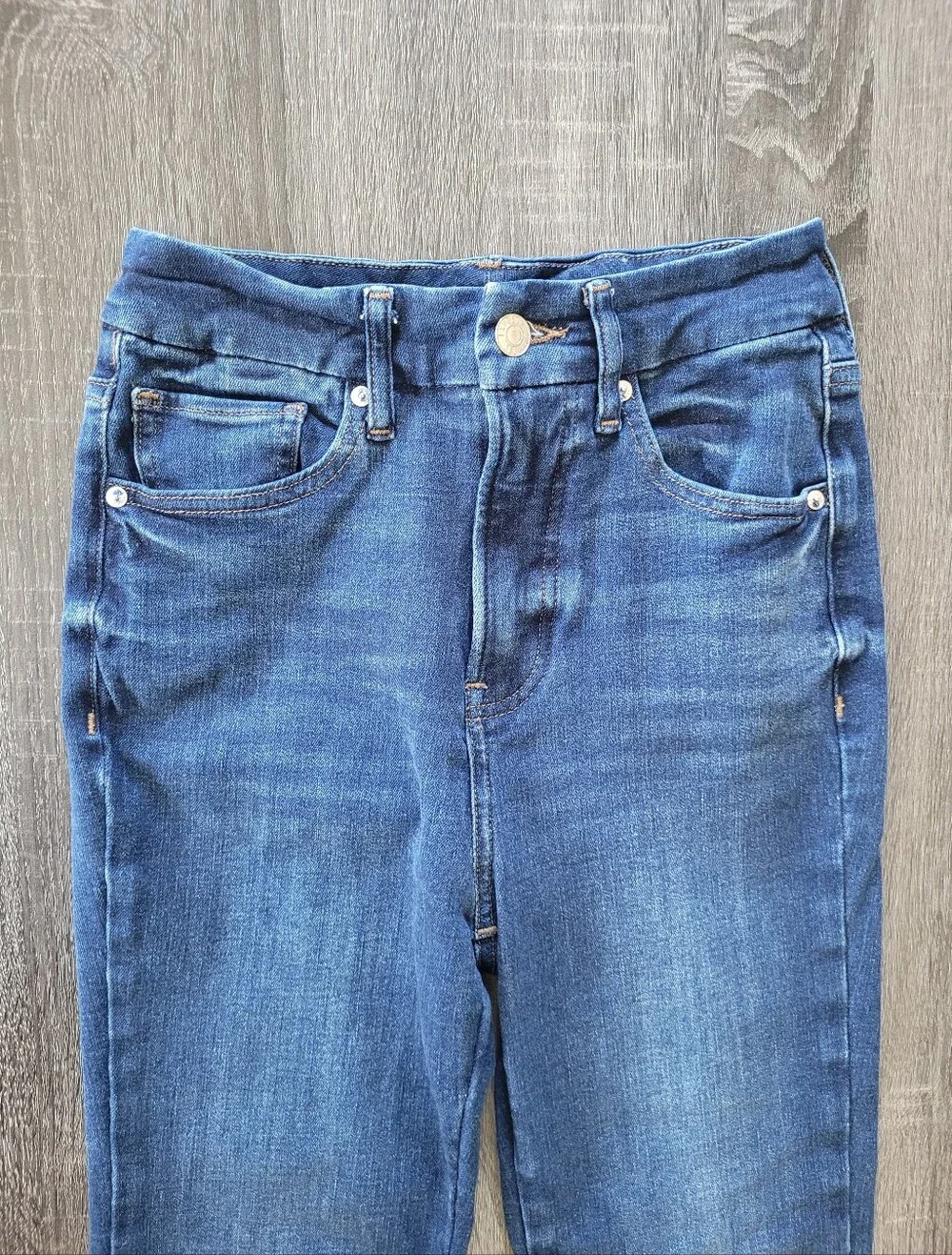 Express 90s Slim Super High Rise Jeans - Picture 7 of 9